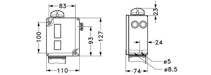 丹佛斯Danfoss,RT107溫度開關(guān)017-513566
