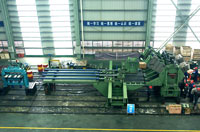 誠德連軋機(jī)組,世界首套短流程少機(jī)架三輥連軋定徑聯(lián)合機(jī)組,中冶賽迪承擔(dān)核心設(shè)備設(shè)計(jì)、制造