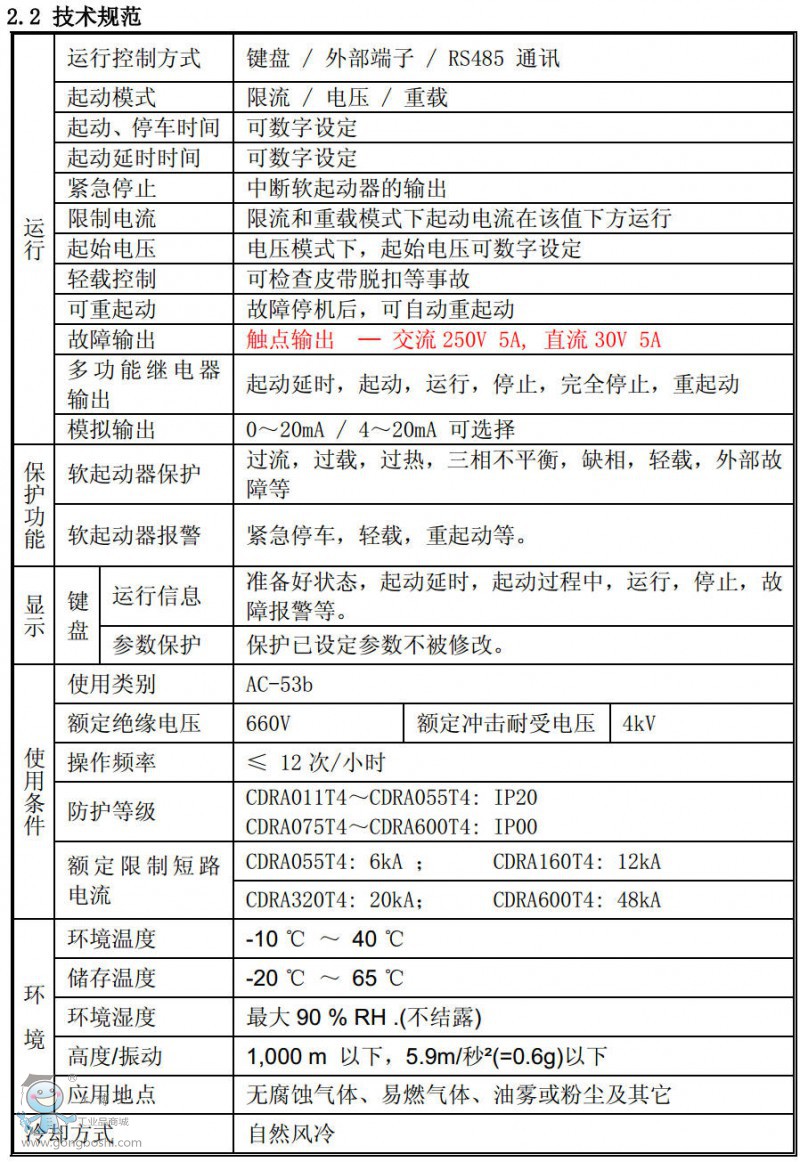 德力西CDRA軟啟動(dòng)