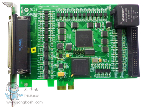 北京阿爾泰 PCI-E1020 PCIe 總線獨立4軸驅動運動控制卡