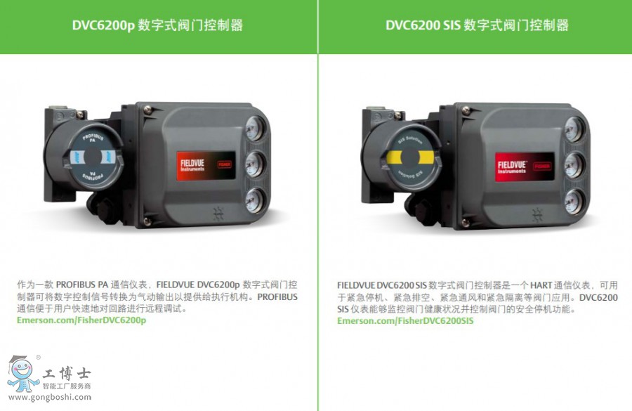 Fisher™ FIELDVUE™ DVC6200 數(shù)字式閥門控制器