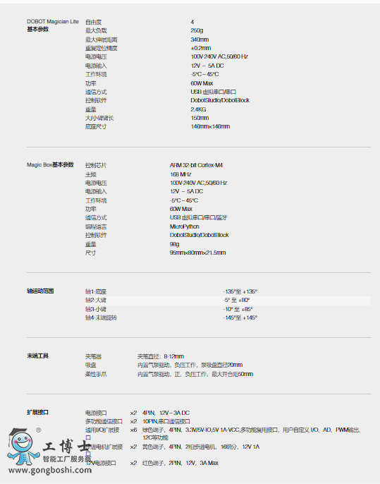 越疆機械臂
