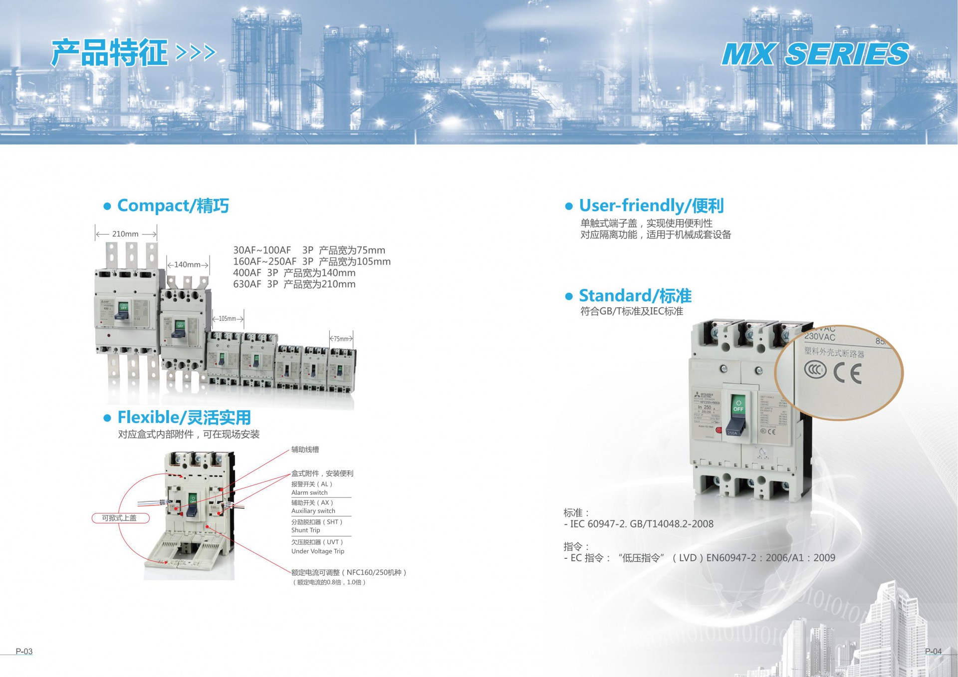 塑殼斷路器MX系列